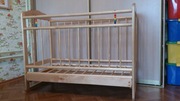 Продам детскую кроватку+матрас+муз. мобиль+бортики