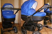 Продаю детскую коляску 2в 1 Plaudi Corsa.Цвет - василек (для мальчика)